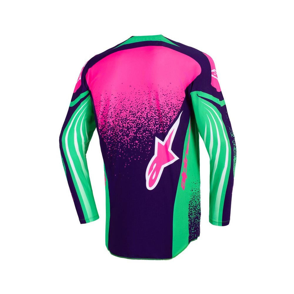 ALPINESTARS Techstar Nomur Jersey lila/grün/pink