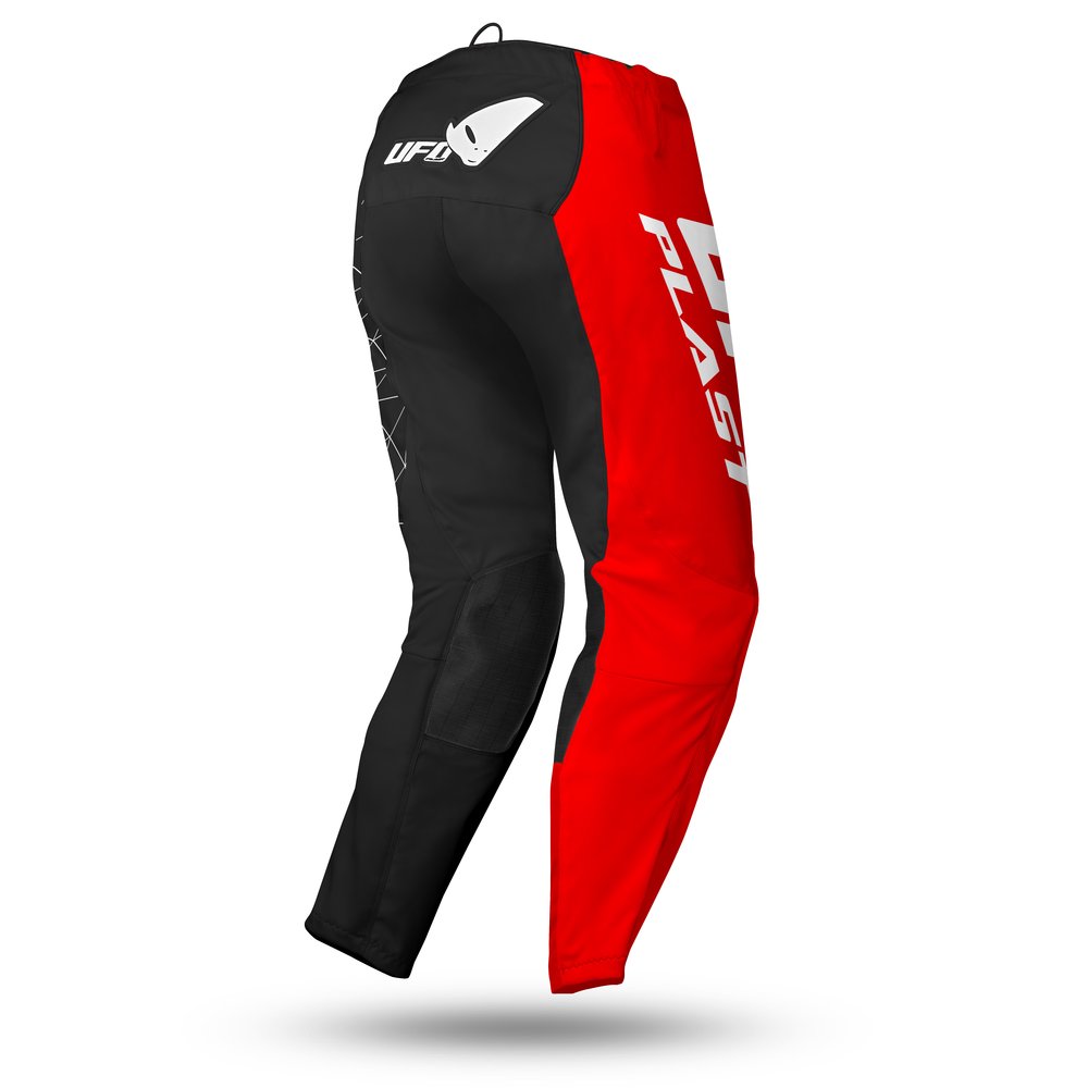 UFO Tecno Motocross Hose schwarz rot UFO Tecno Motocross Hose schwarz rot