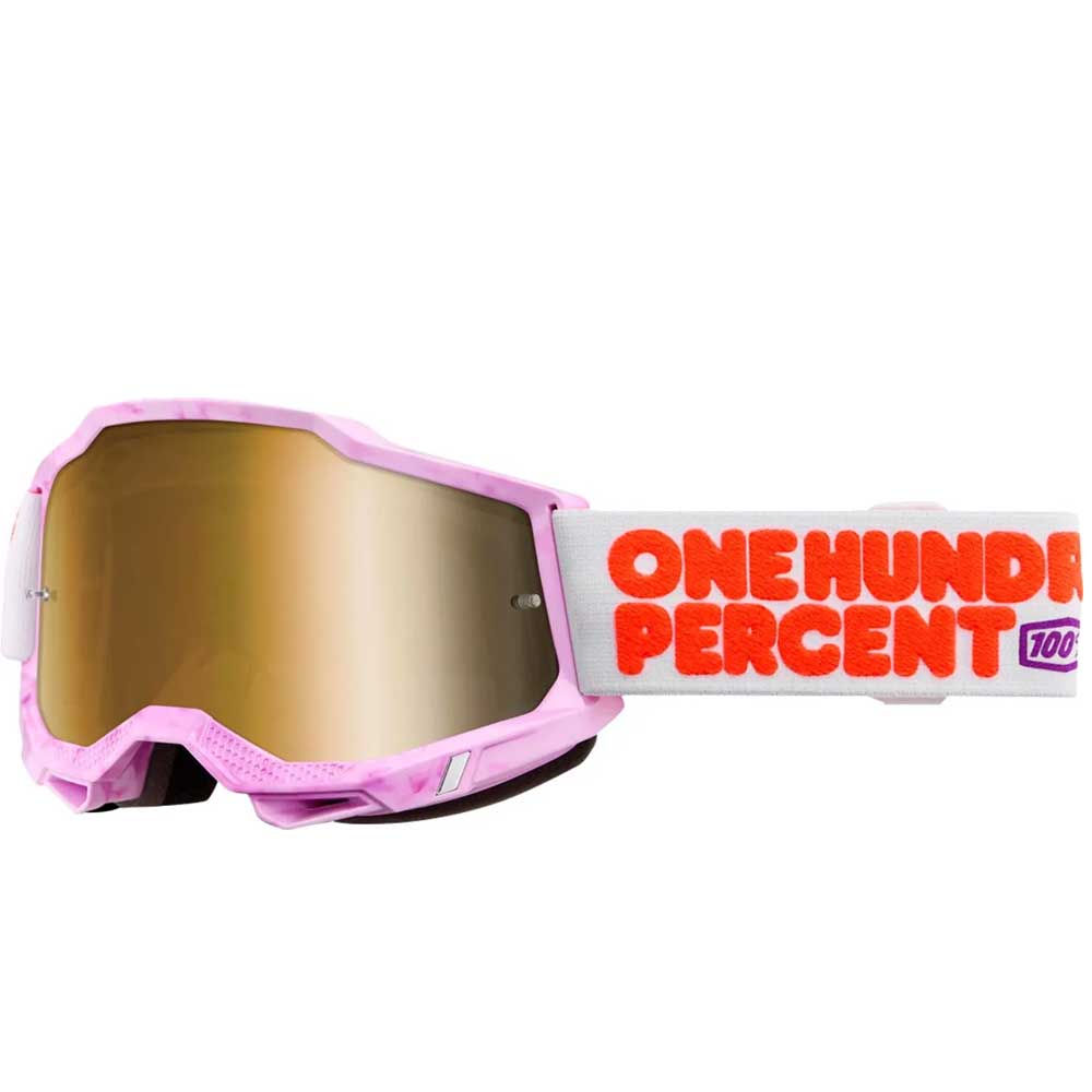 100% Accuri 2 Brille Hundrots gold verspiegelt