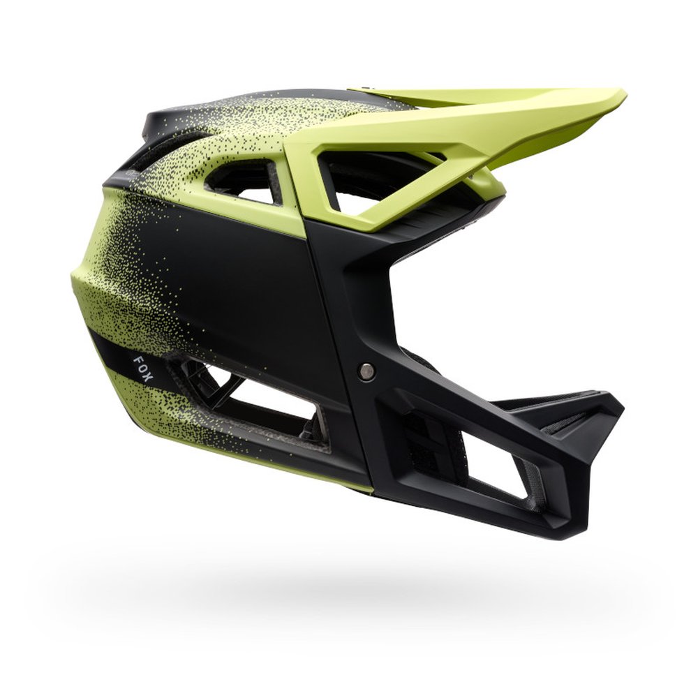 FOX PROFRAME RS AURA CE Fullface MTB Helm Limestone