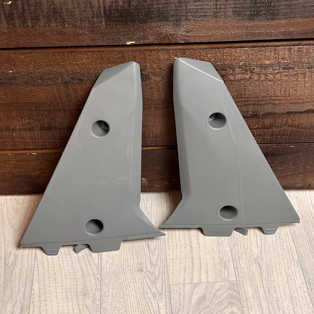 POLISPORT Kühlerabdeckungen Radiator Scoops passend für Husqvarna CR125 05-07 grau