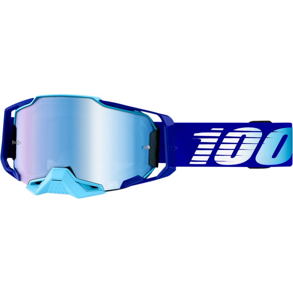 100% Armega Royal MX MTB Brille blau verspiegelt