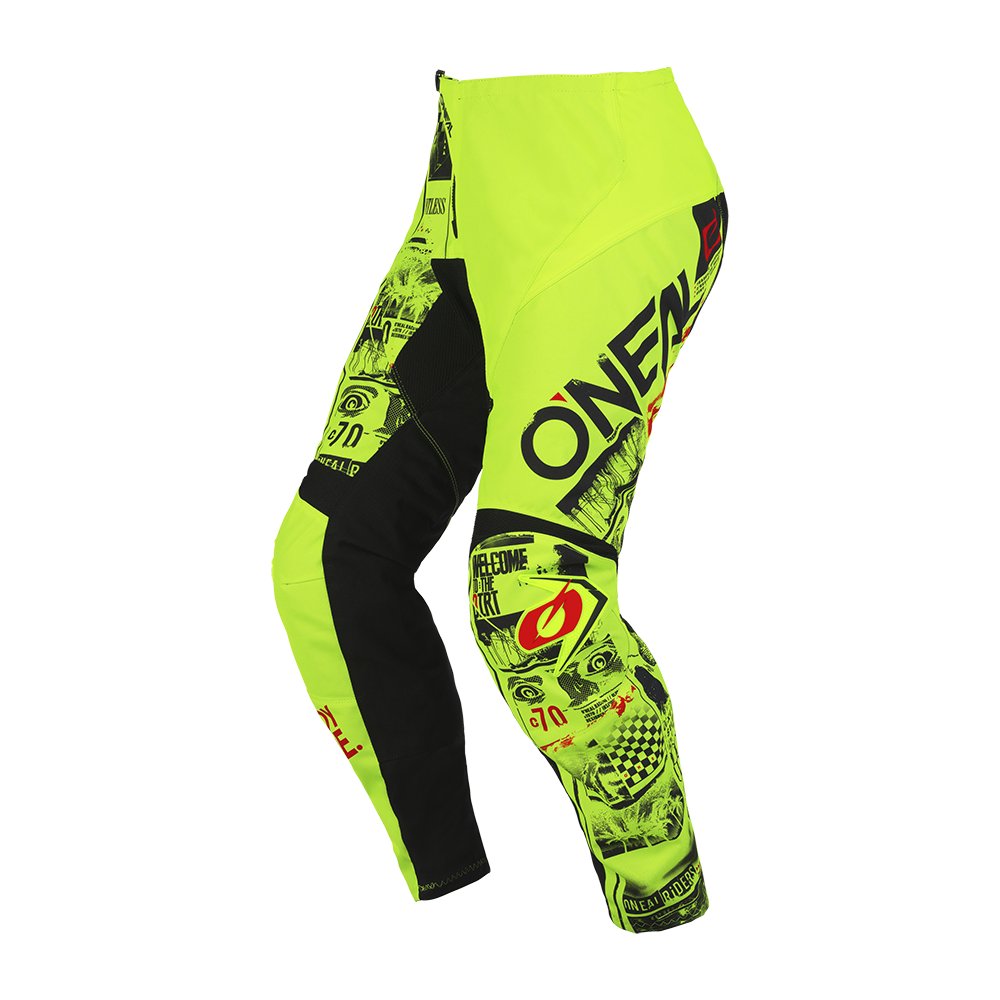 ONEAL Element Kinder Motocross Hose Attack V.23 neon gelb schwarz