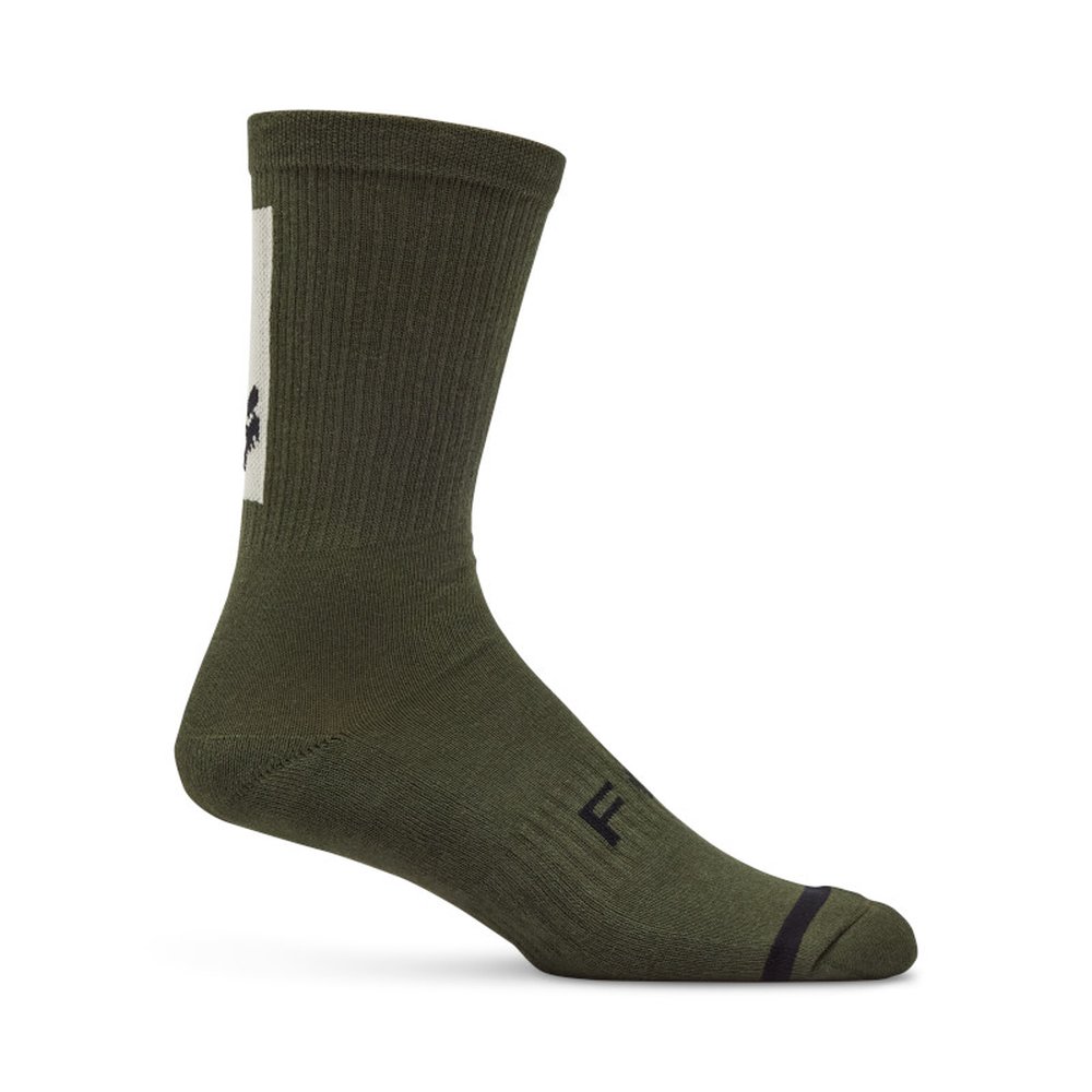 FOX 8" DEFEND SOCK MTB-Socken Oliv Grün