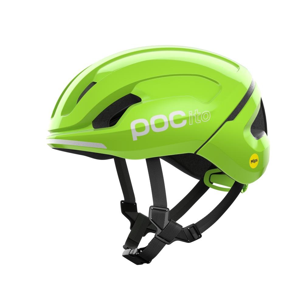 POC POCito Omne Mips Kinder MTB Helm fluorescent gelb/grün