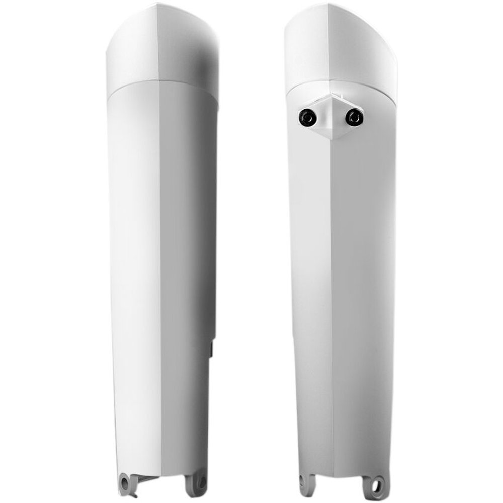 POLISPORT Gabelabdeckungen GasGas weiss