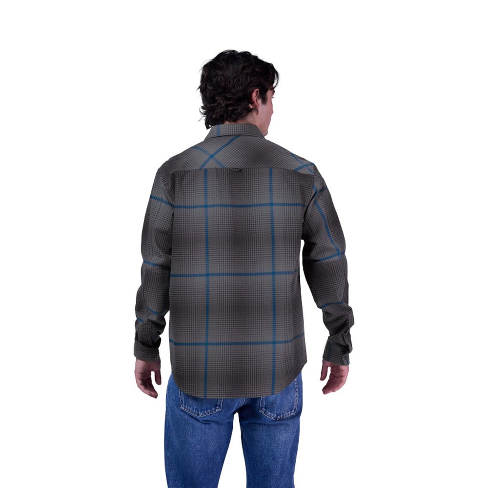 FOX SURVIVALIST CORE FLANNEL LS Hemd Dark Shadow