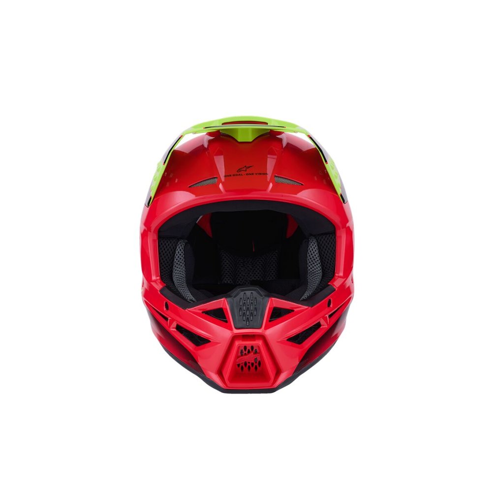 ALPINESTARS Supertech M3 Fray Motocross Helm rot/gelb/schwarz
