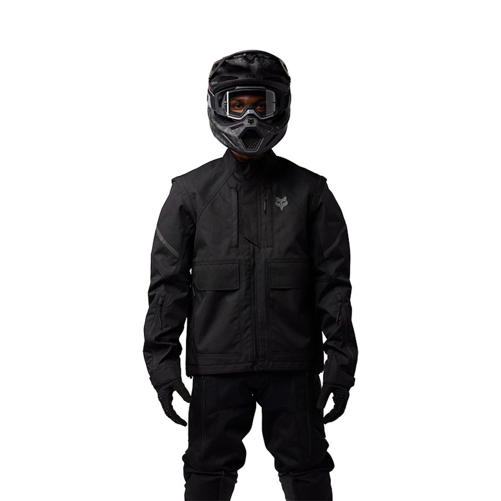 FOX DEFEND OFF ROAD JACKET Adventure Motorrad Jacke Schwarz