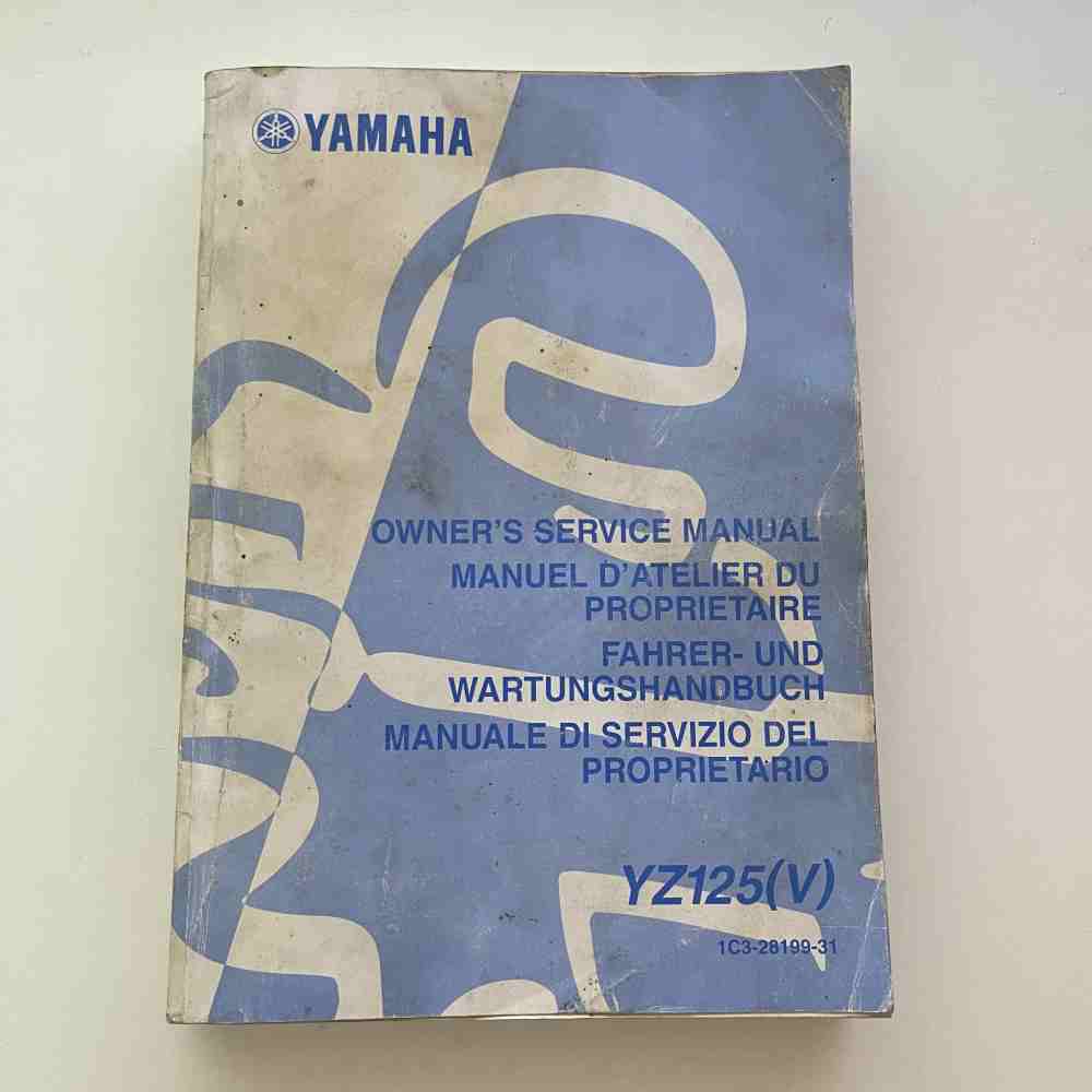 YAMAHA YZ125 (V) 2006 1C3-28199-31 Motorrad-Handbuch gebraucht