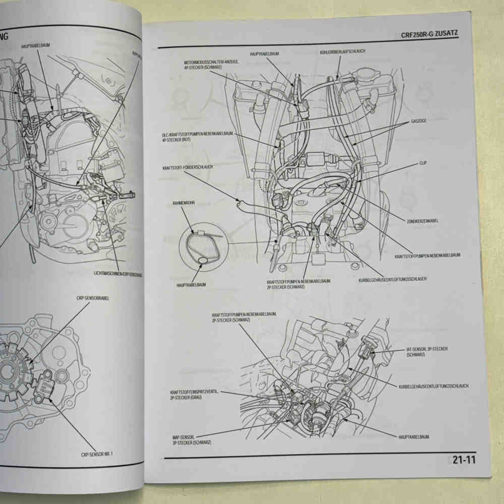 HONDA CRF 250 R 2015 64KRN60Y Motorrad-Handbuch gebraucht