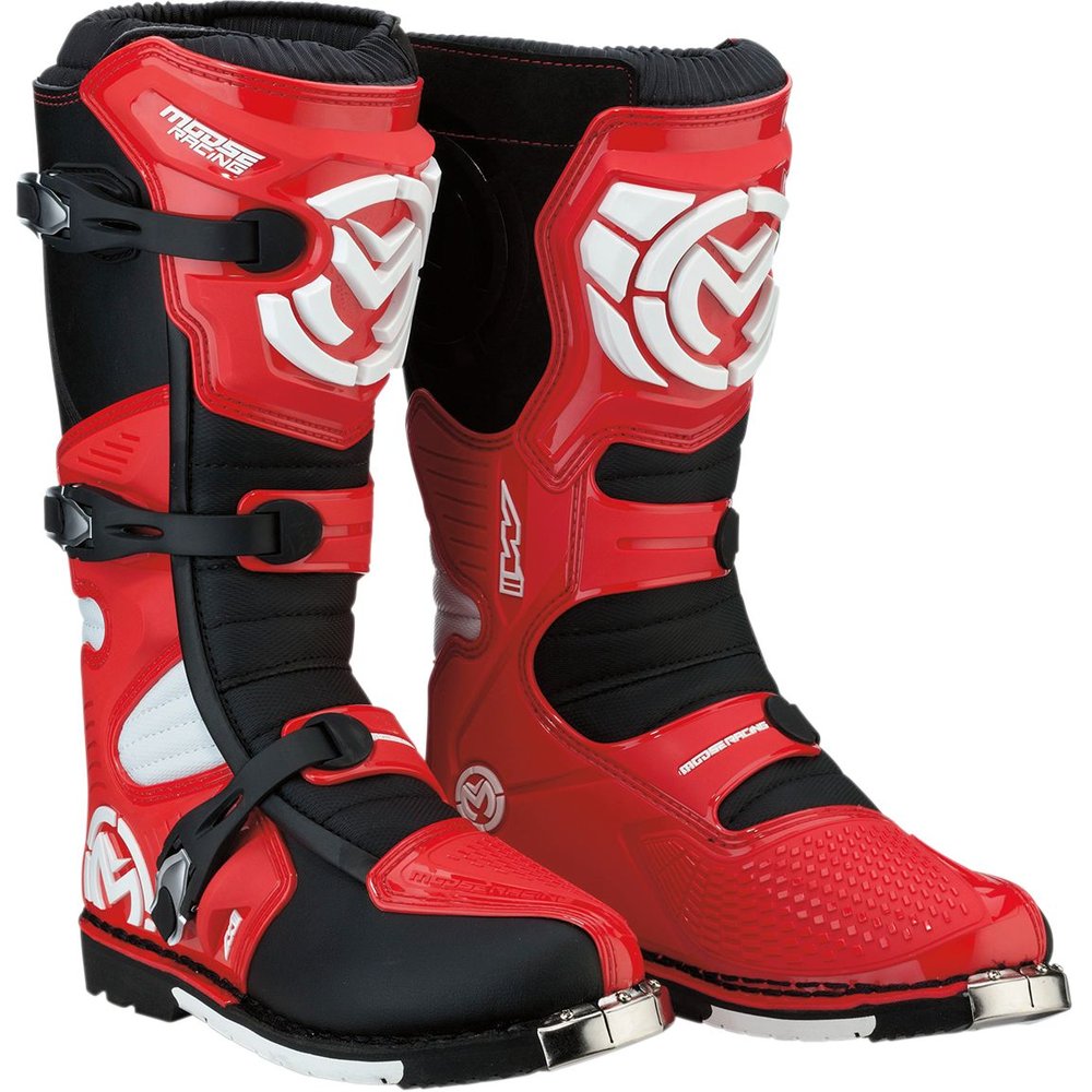 MOOSE RACING S18 M1.3 MX Motocross Stiefel rot