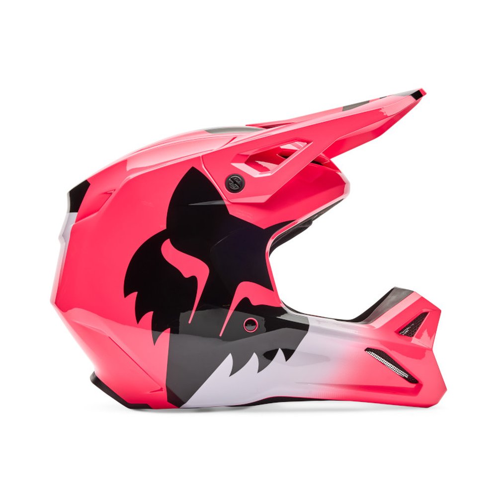 FOX YOUTH V1 SHIELD HELMET Motocross Helm für Kinder Pink