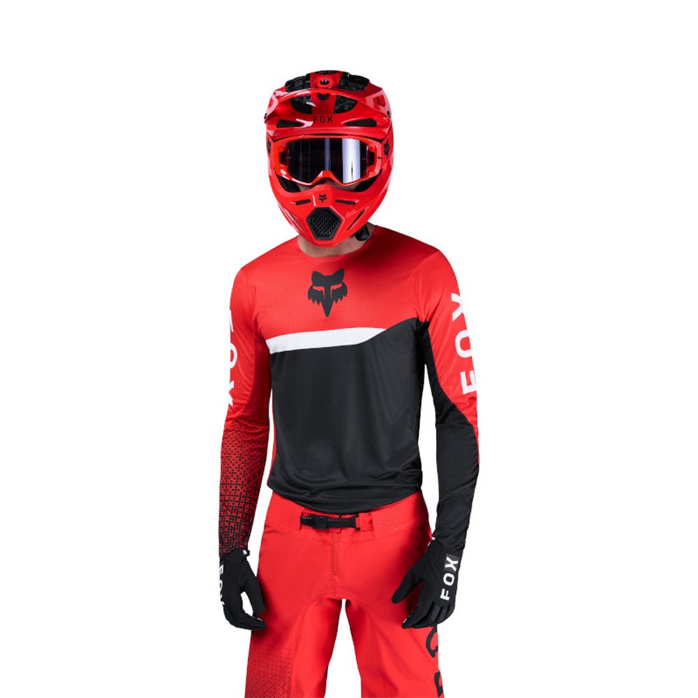 FOX FLEXAIR FRACTURE JERSEY Neon Rot