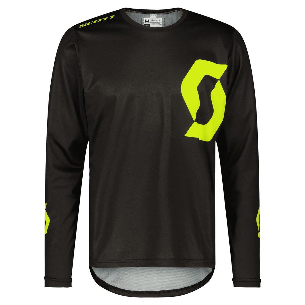 SCOTT Jersey Compete caviar schwarz/safety gelb SCOTT Jersey Compete caviar schwarz/safety gelb