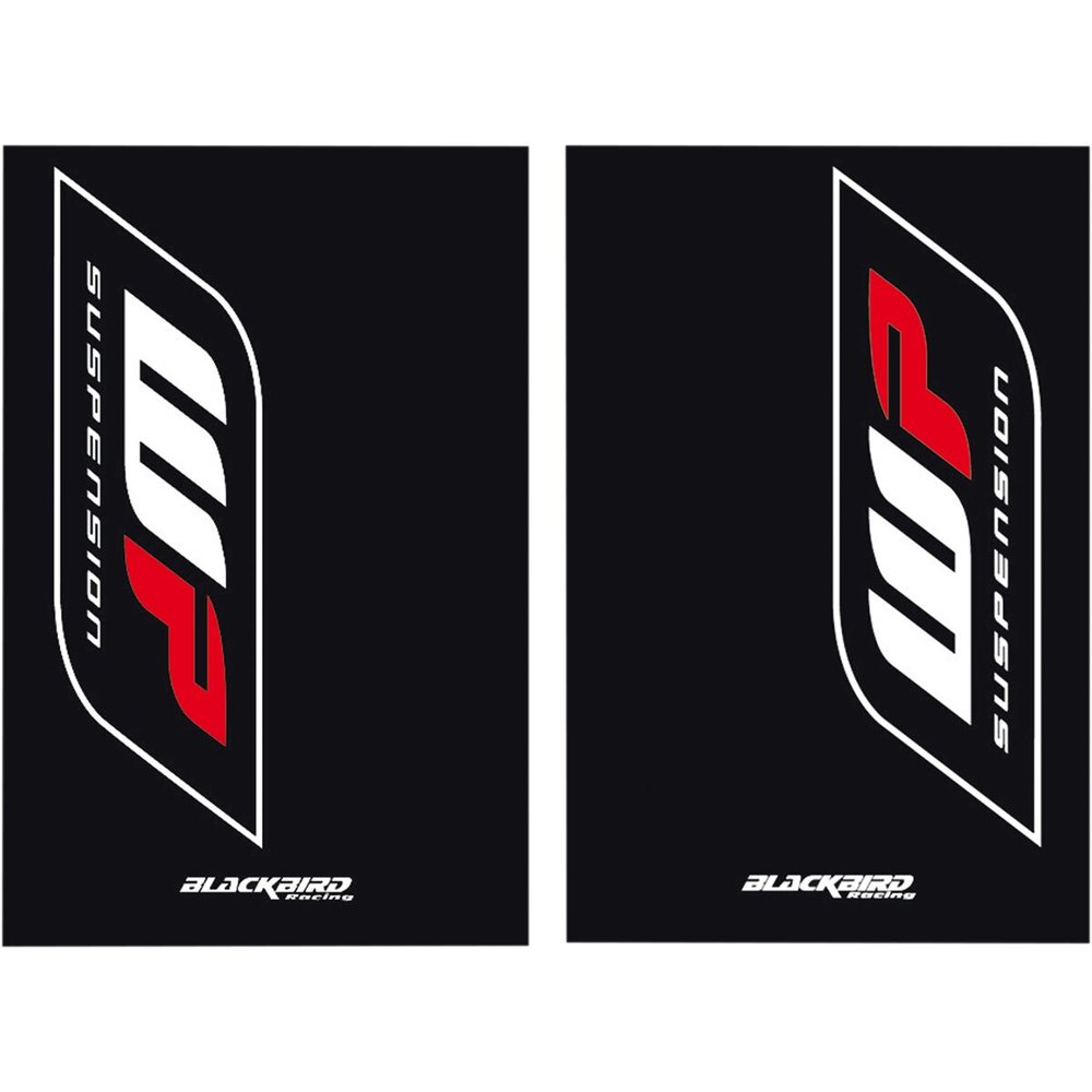 BLACKBIRD RACING Gabel-Aufkleber WP schwarz