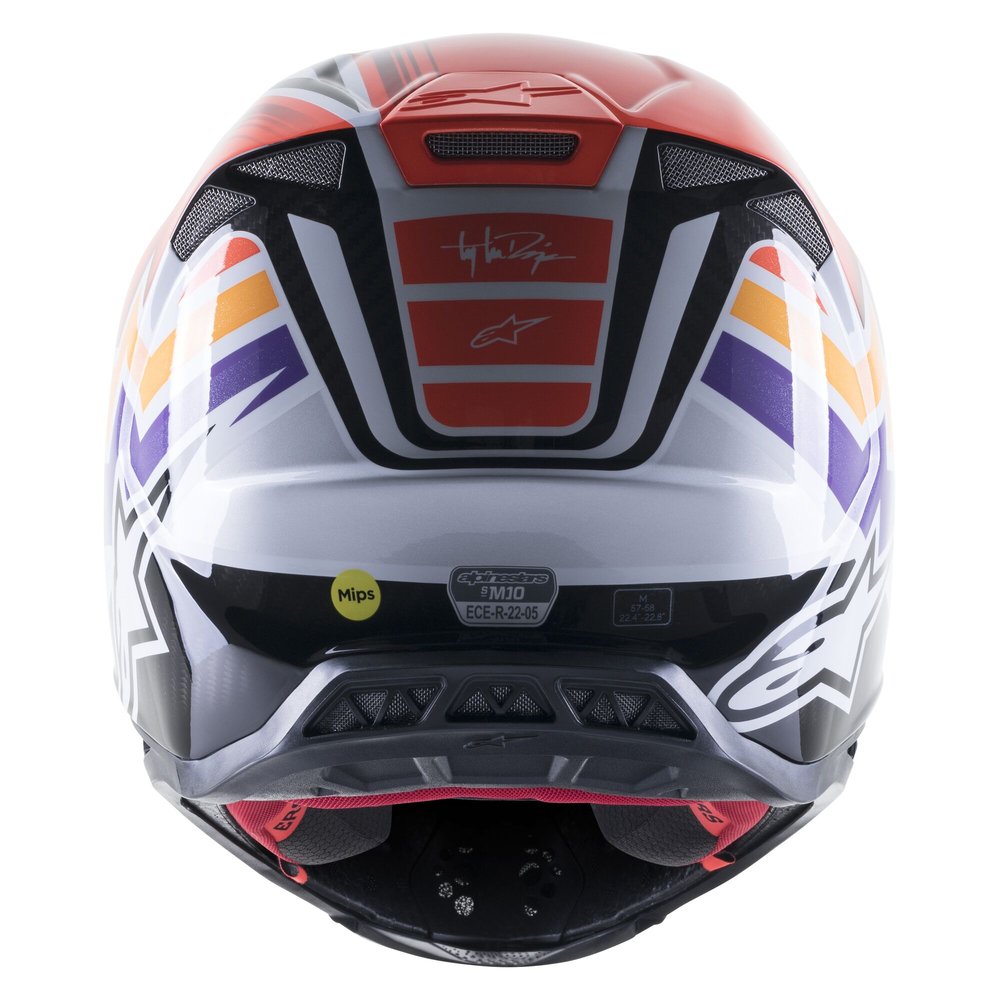 ALPINESTARS Supertech M10 TLD Edition 23 Motocross Helm rot