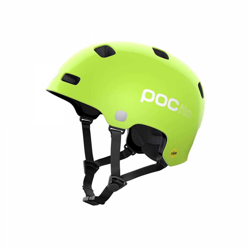 POC POCito Crane Mips MTB Helm fluorescent gelb/grün