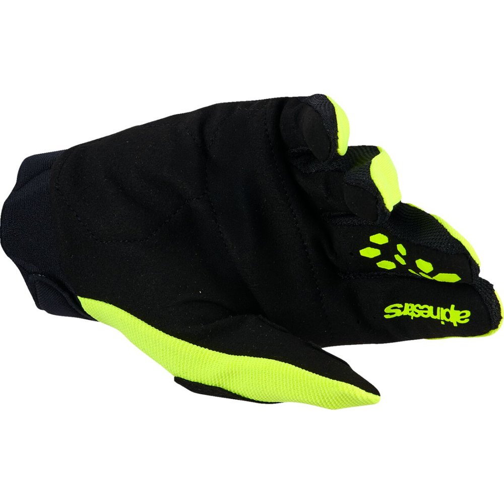 ALPINESTARS Full Bore V2 Youth Kinder Handschuhe neon gelb/schwarz