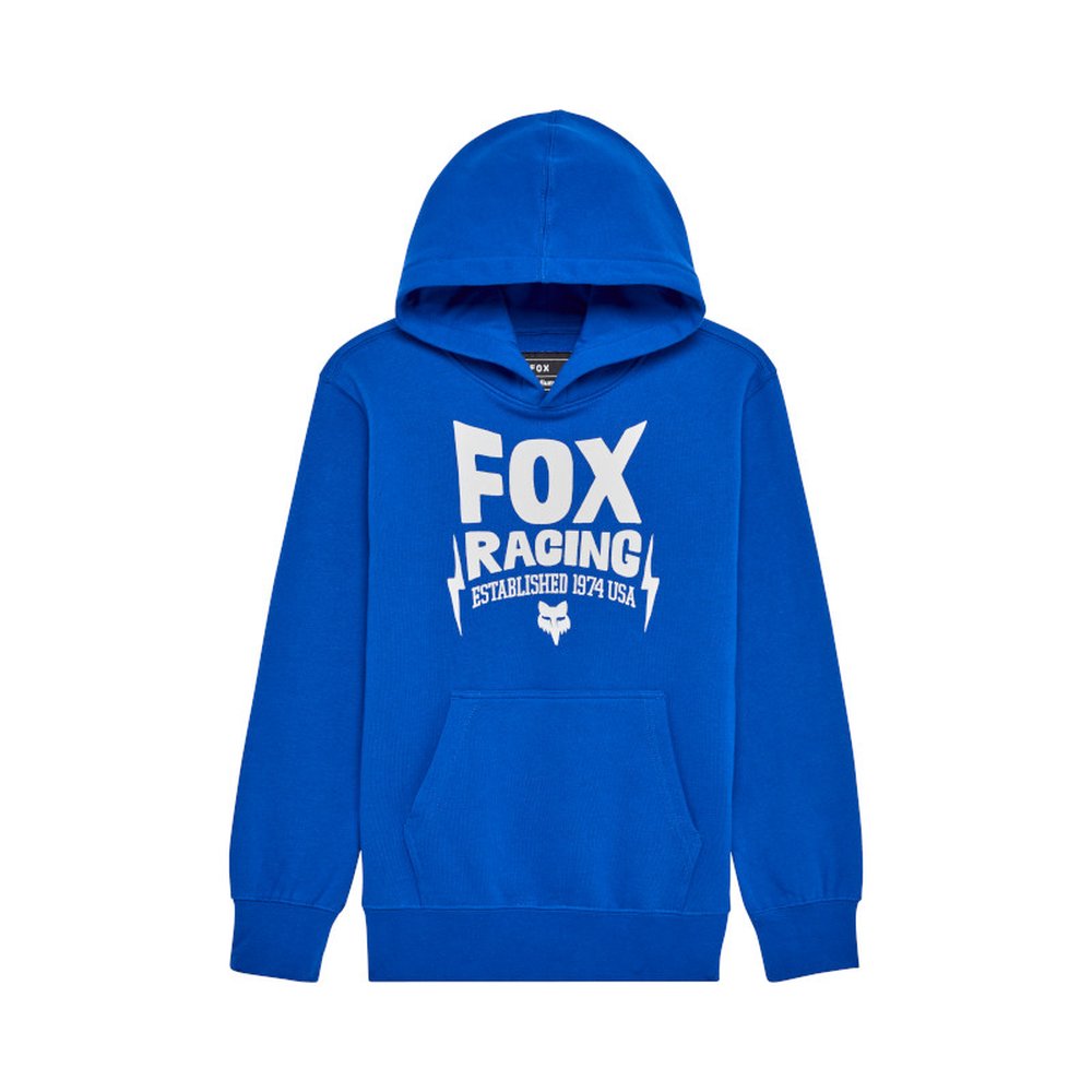FOX YOUTH BOLT FLEECE PO Kinder Hoodie Kapuzen Pullover Blue