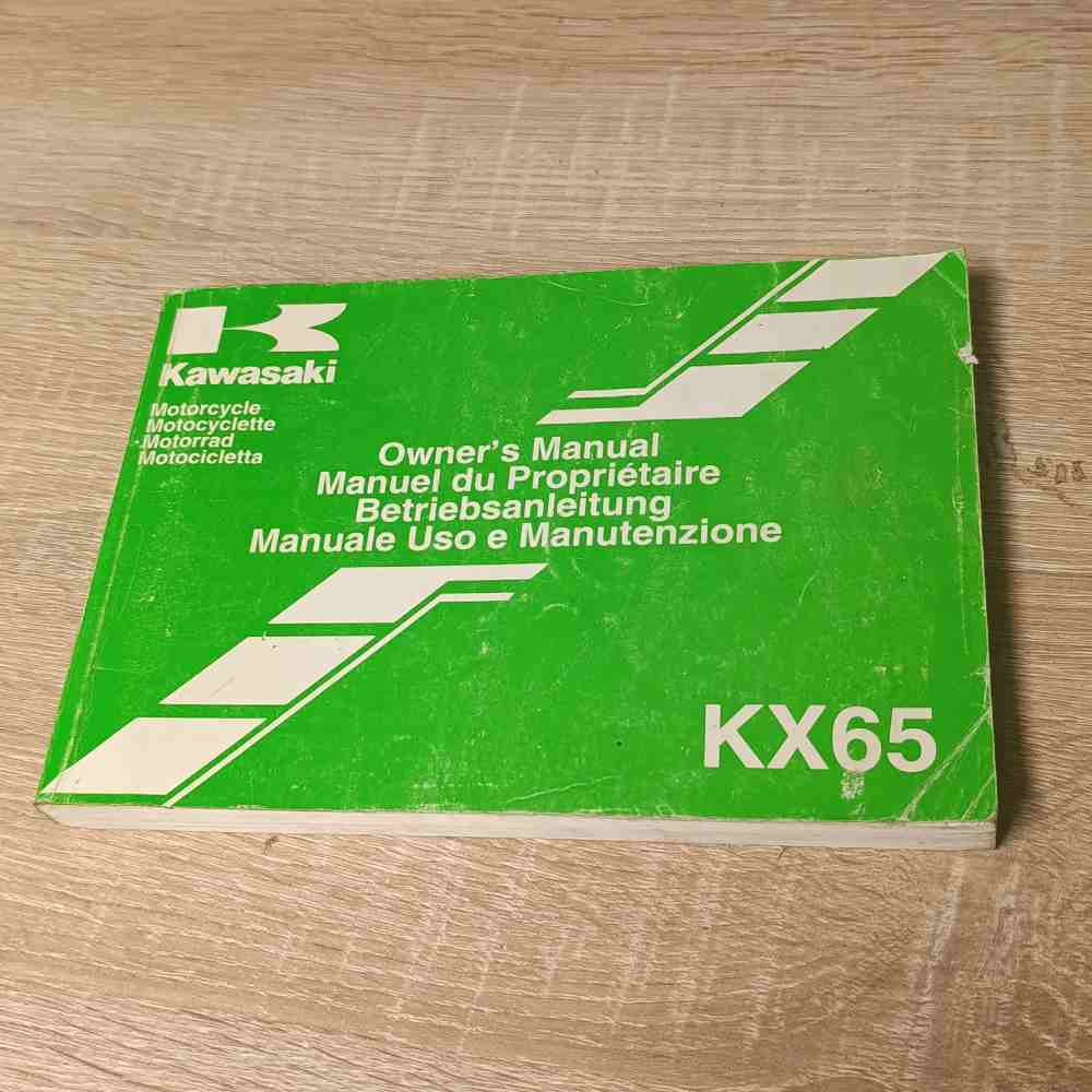 KAWASAKI KX65 (A1) 2000 99976-1017-02 Motorrad-Handbuch gebraucht
