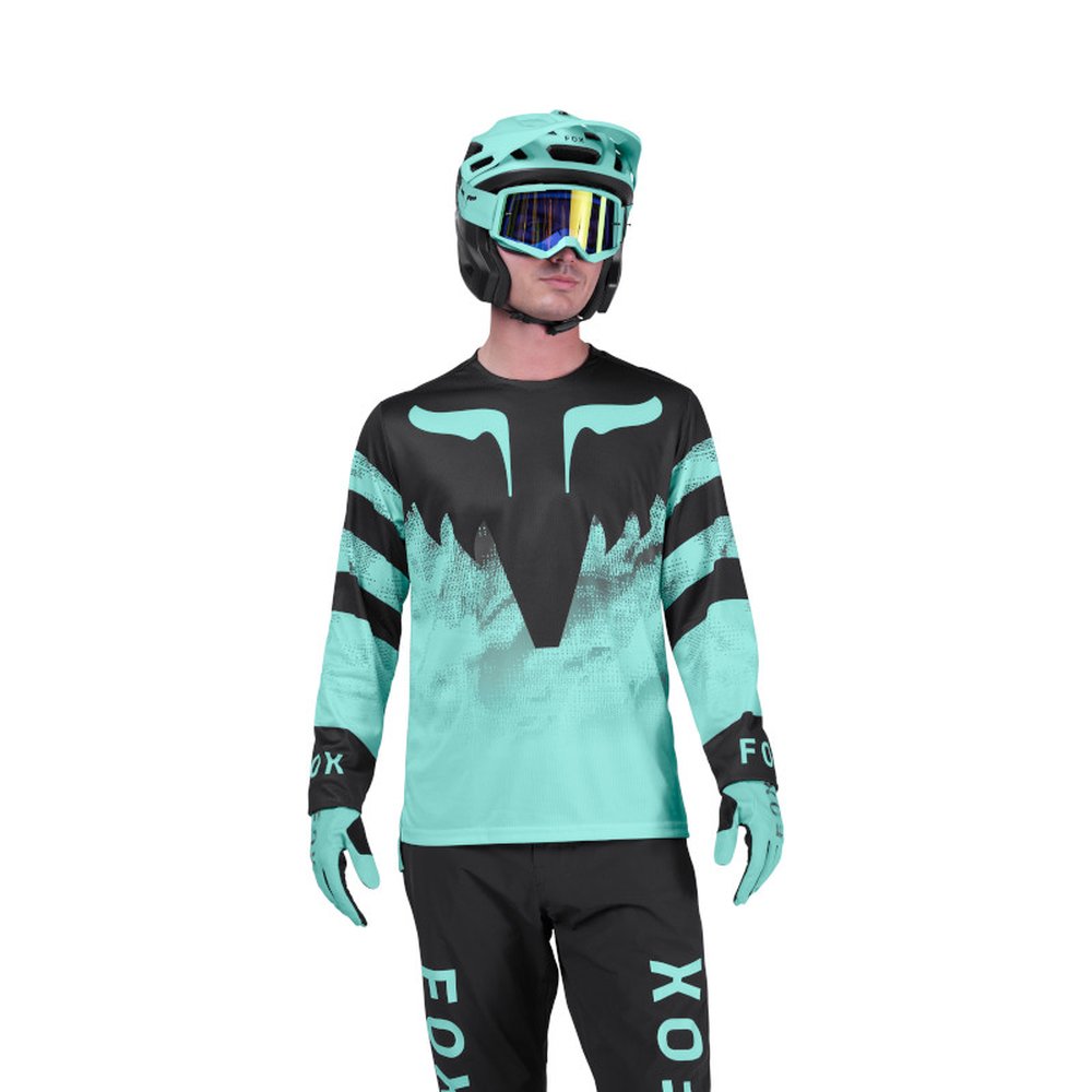 FOX RANGER LS JERSEY KAIROS langärmlig Turquoise