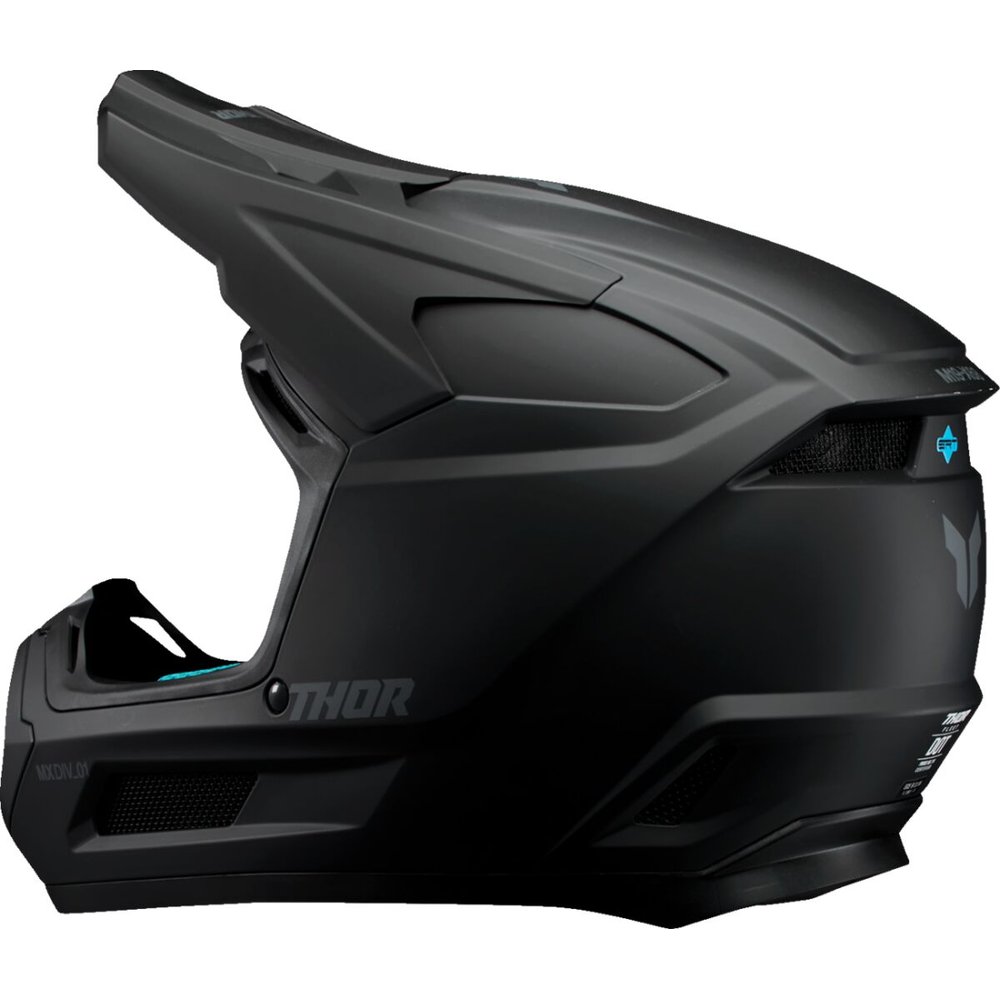 THOR Fleet Kinder Motocross Helm Blackout schwarz