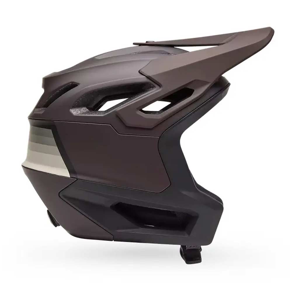 FOX DROPFRAME PRO GRID Halbschale MTB Helm Cocoa