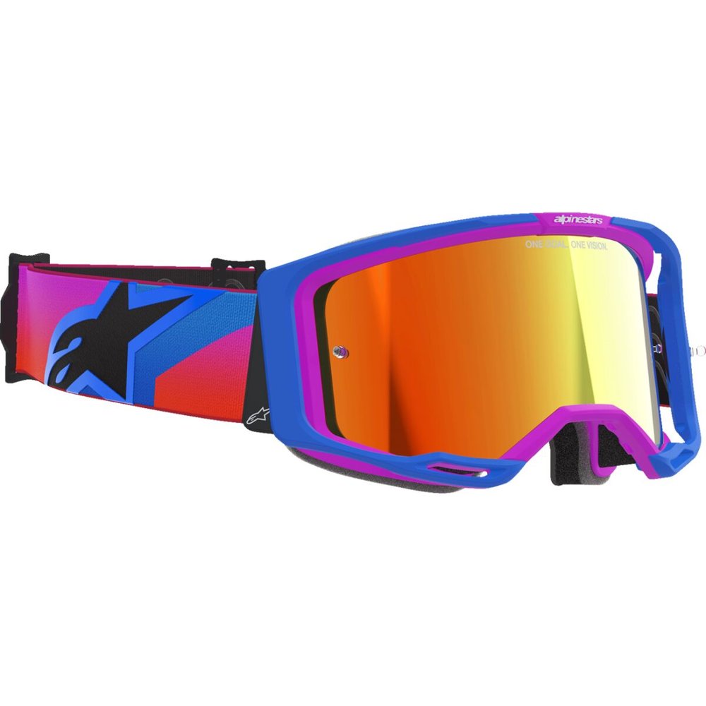 ALPINESTARS Vision 8 Corp Brille blau/lilaP/orange vespiegelt-rot