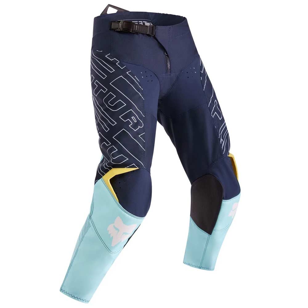 FOX YTH 180 ELEVATED PANT Motocross Hose Hell Blau