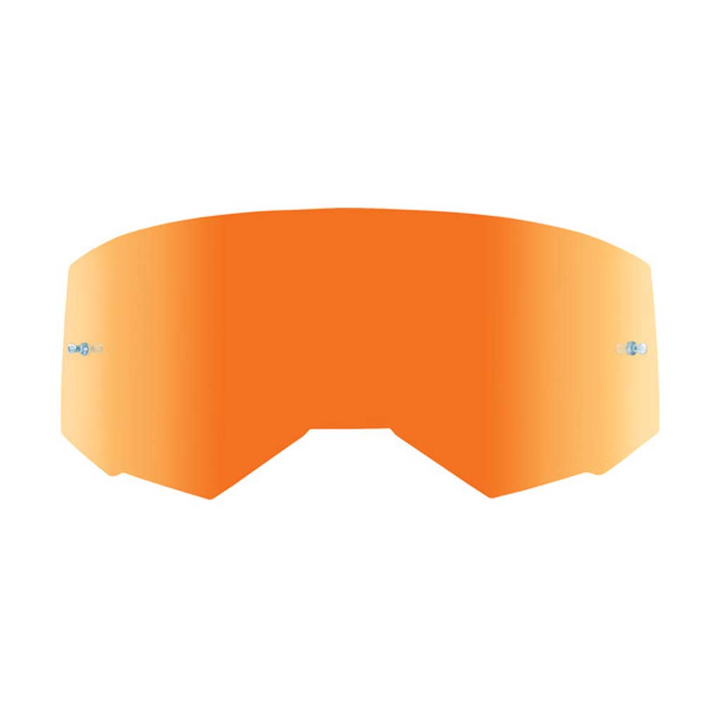 FLY Brillen Doppel-Ersatzscheibe mit Ventilierung orange verspiegelt smoke