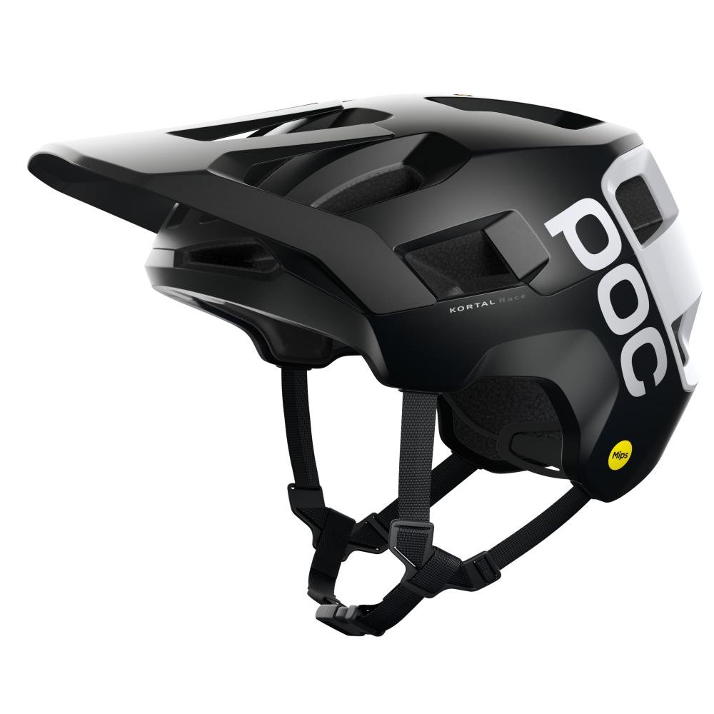 POC Kortal Race Mips MTB Helm uranium schwarz matt/weiss