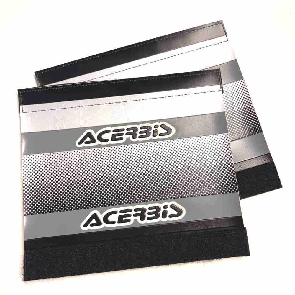 ACERBIS Gabelschutz 2er Pack schwarz silber