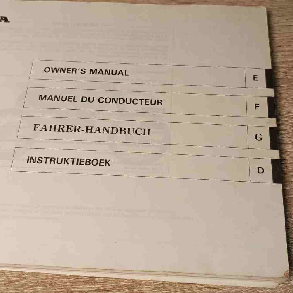 HONDA CR125R 1988 36KS6810 00X36-KS6-8101 Motorrad-Handbuch gebraucht