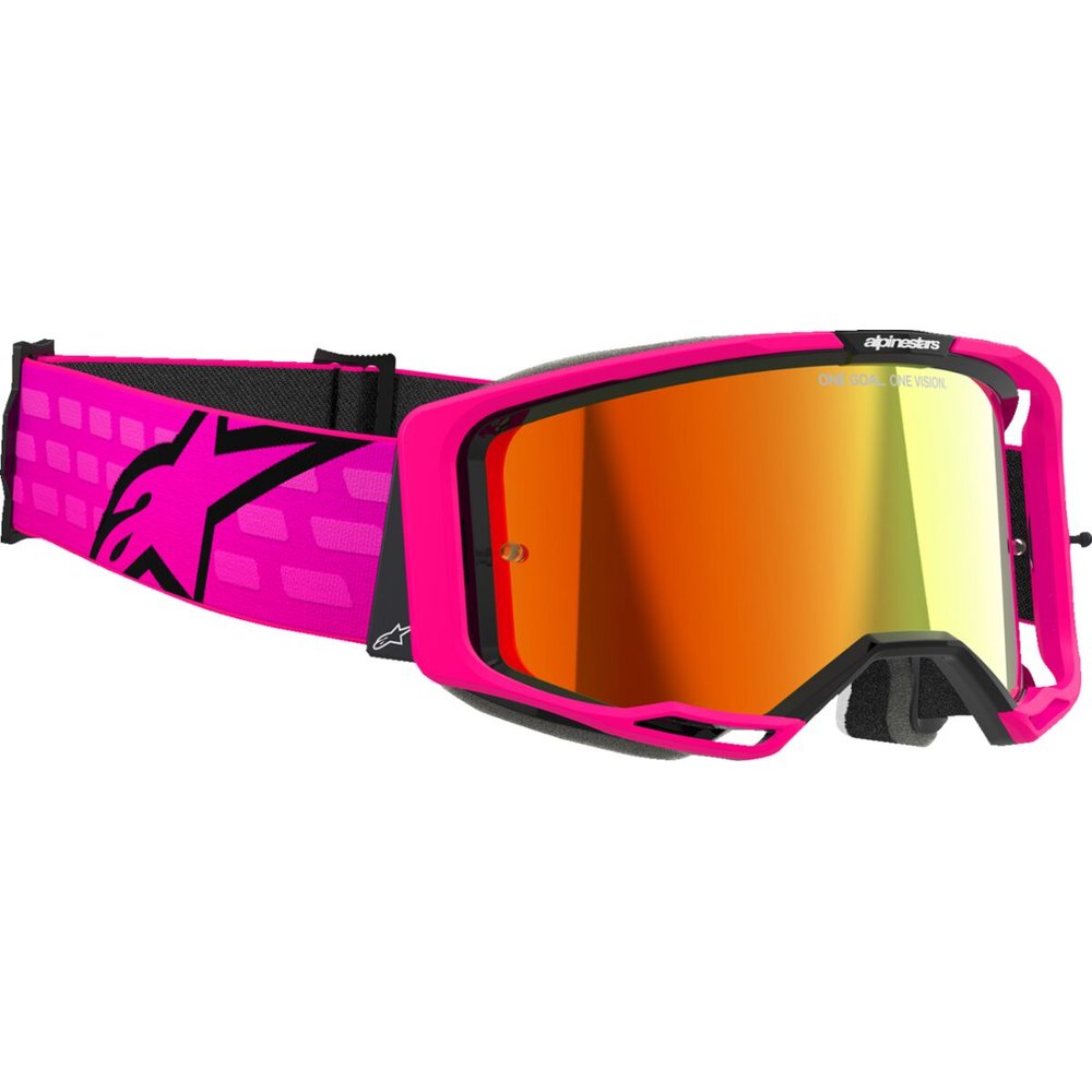 ALPINESTARS Vision 8 Corp Brille pink rot verspiegelt