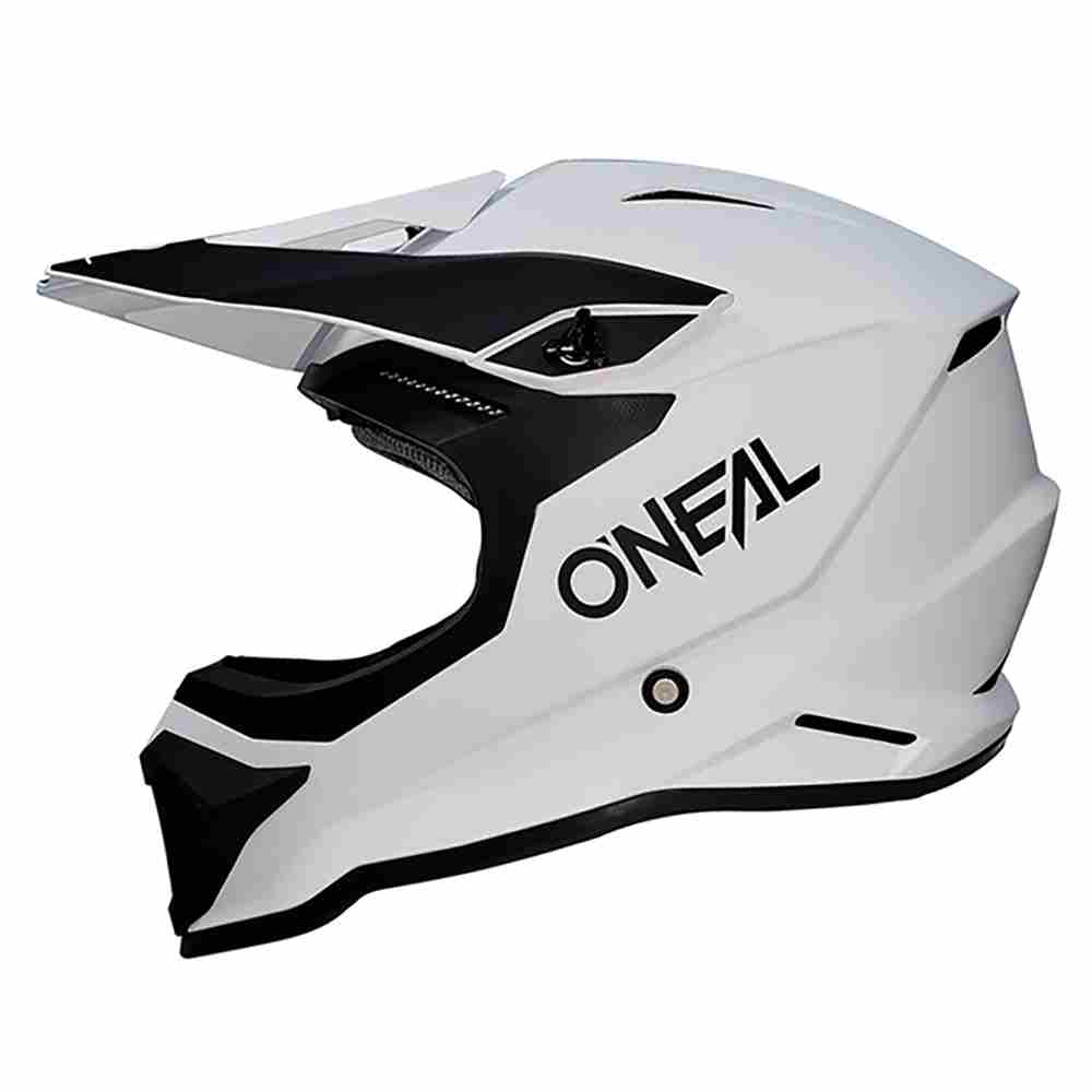 ONEAL 1SRS Solid Motocross Helm weiss