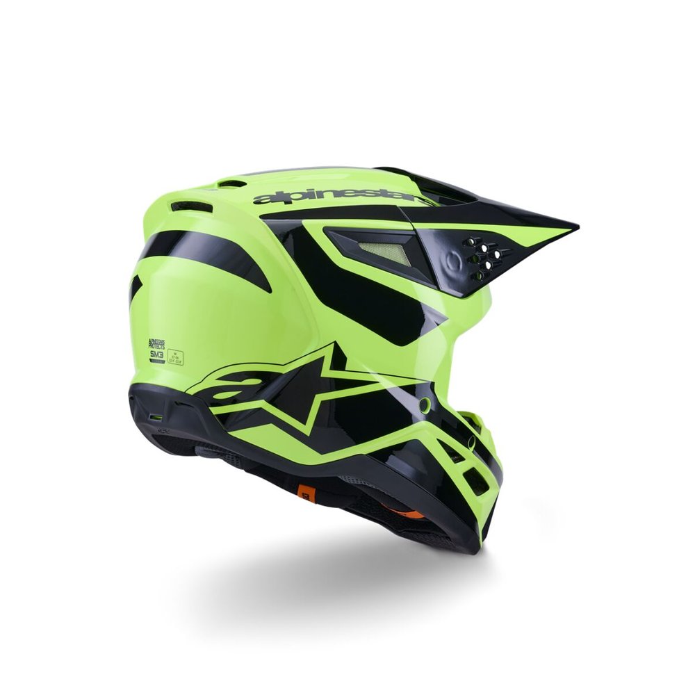 ALPINESTARS Supertech M3 Heat Motocross Helm gelb/schwarz