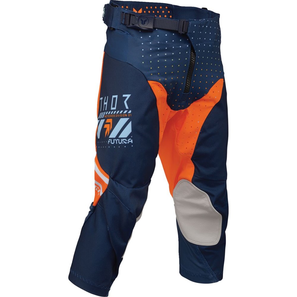THOR Launchmode Futura Youth Kinder Motocross Hose navy blau/orange