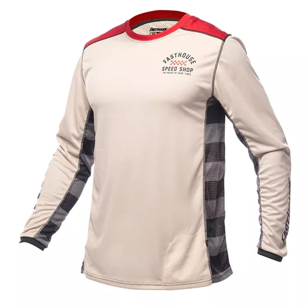 FASTHOUSE Outland langärmliges MTB Jersey cream