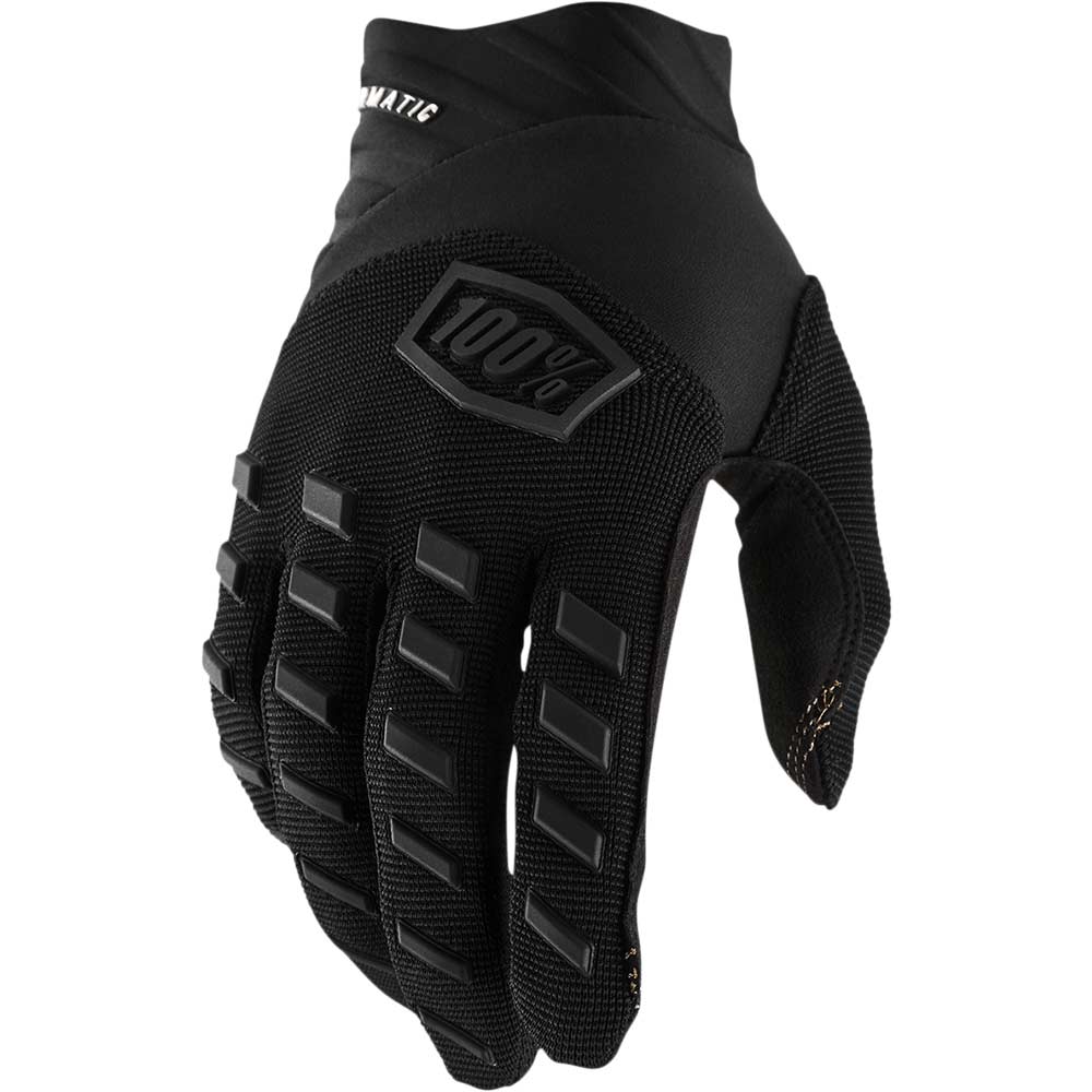 100% Airmatic Handschuhe schwarz grau