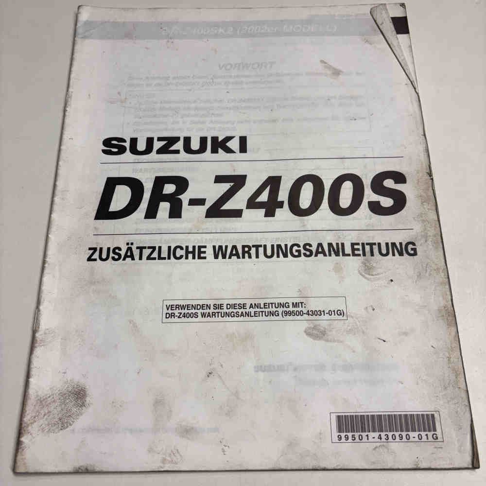SUZUKI DR-Z 400 S 99500-43031-01G Zusätzliche Wartungsanleitung gebraucht