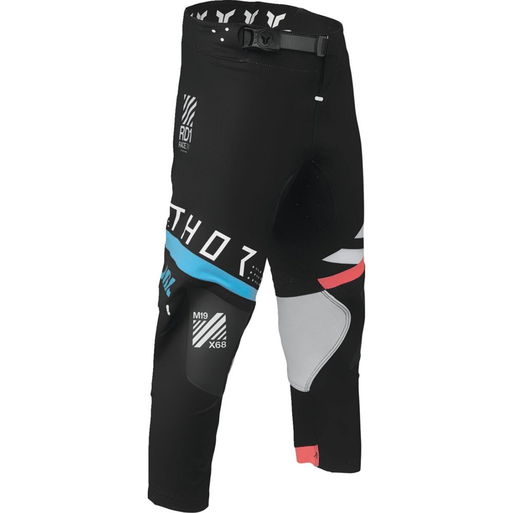 THOR Sportmode Synth Youth Kinder Motocross Hose schwarz