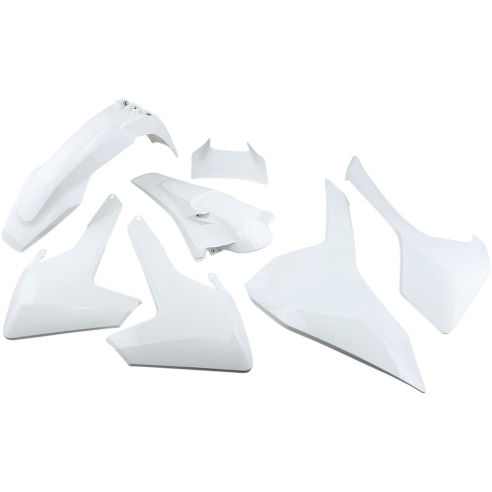 UFO Komplettes Karosserie-Kit Plastikteile Husqvarna TX/TE/FE 17-19 weiss