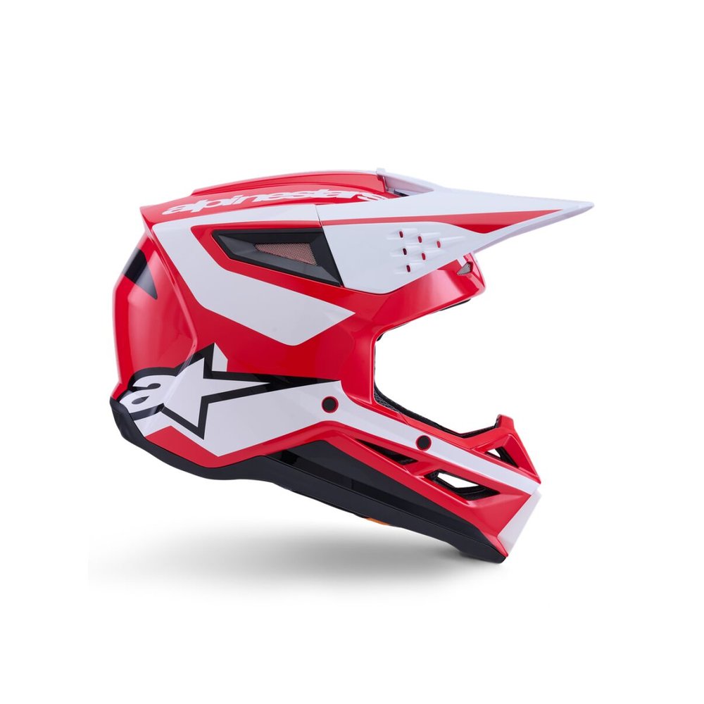 ALPINESTARS Supertech M3 Heat Motocross Helm rot/weiss/schwarz