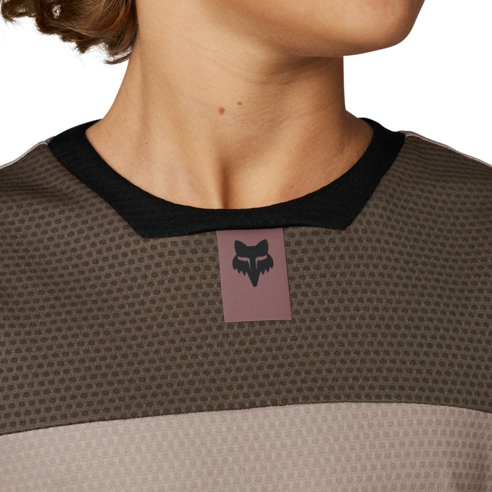 FOX YTH DEFEND SS JERSEY kurzärmlig für Kinder Mocha