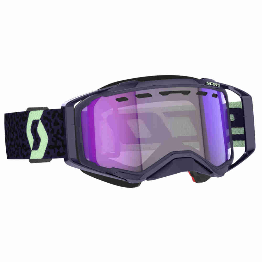 SCOTT Prospect Brille Snow Cross LS dunkel lila mint grün SCOTT Prospect Brille Snow Cross LS dunkel lila mint grün
