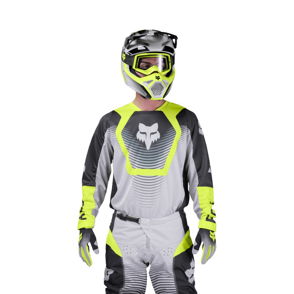 FOX 180 COLLECT JERSEY Grau/Gelb
