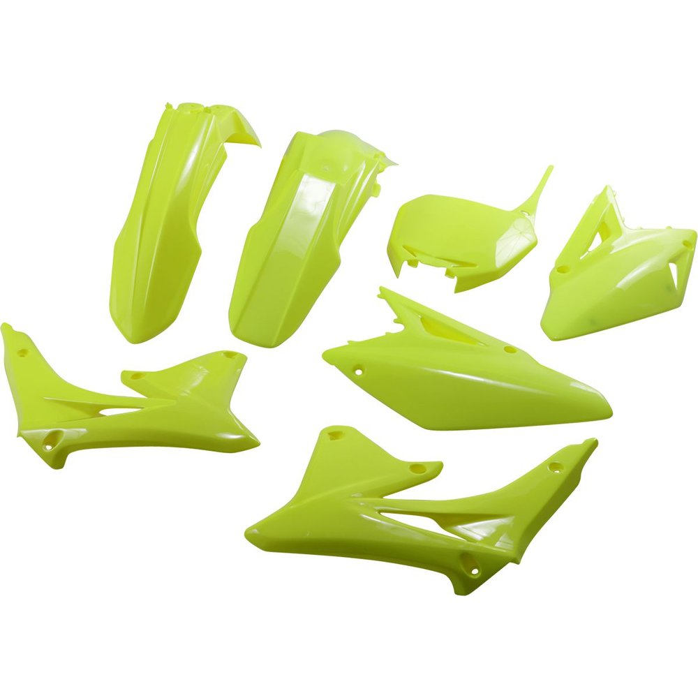 UFO Komplettes Karosserie-Kit Plastikteile Suzuki RMZ450 14-17 neon gelb