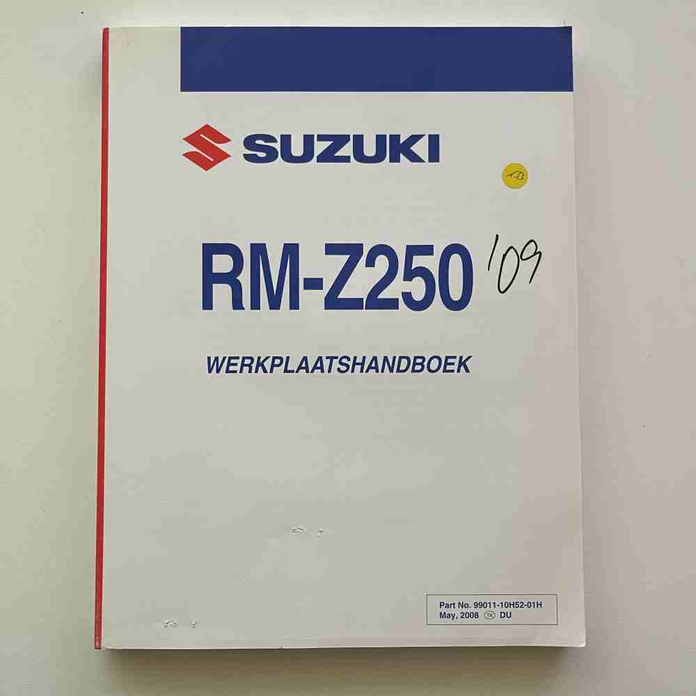 SUZUKI RM-Z250 2009 99011-10H52-01H Motorrad-Handbuch gebraucht