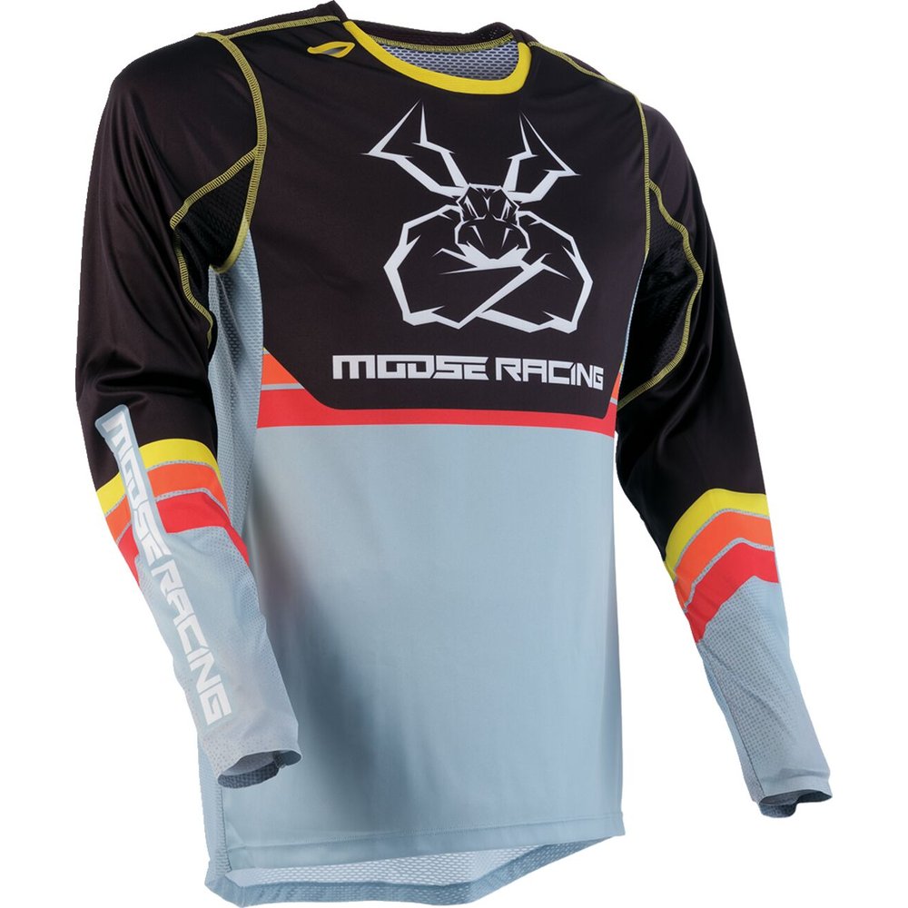 MOOSE RACING Agroid Jersey grau gelb MOOSE RACING Agroid Jersey grau gelb